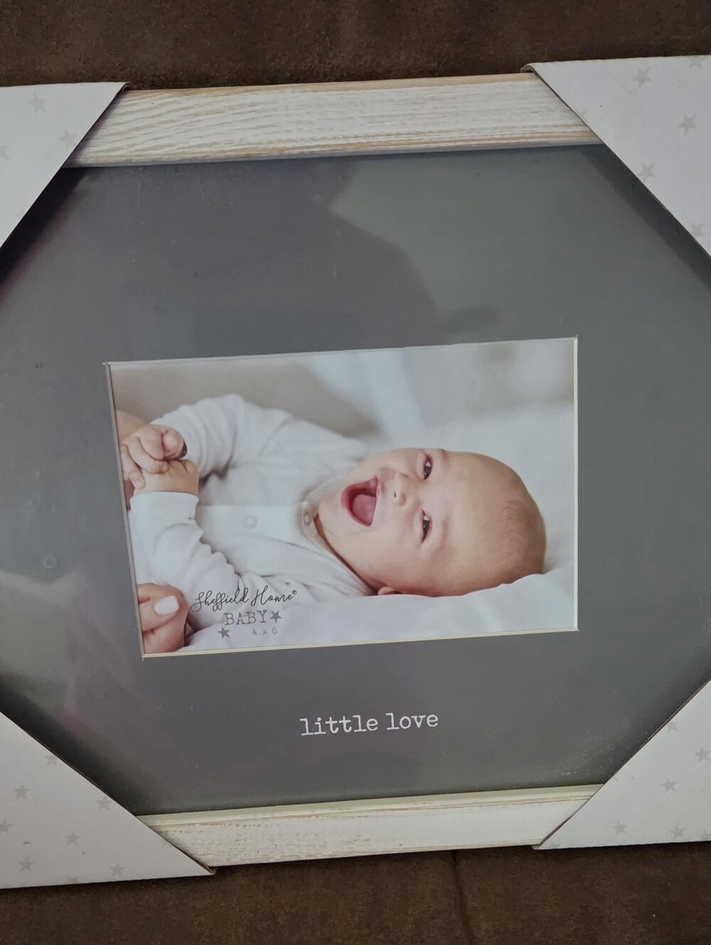 Sheffield Home Baby Picture Frame"Little Love" Baby Picture Frame - Gray & White